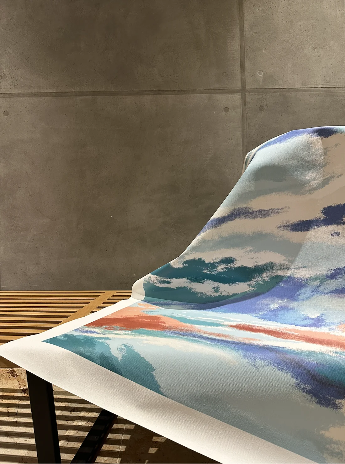 Morami artwork installed in a home interior