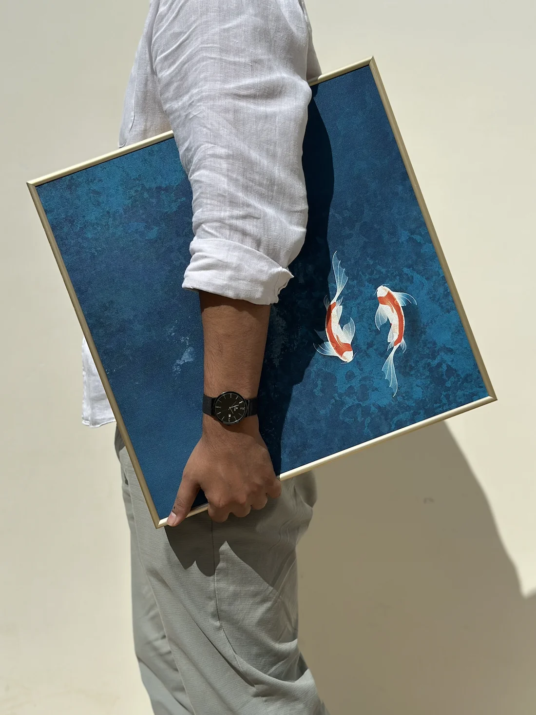 Blue Scales — print artwork